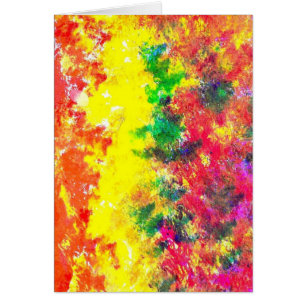 Carte orange A3 de flamme