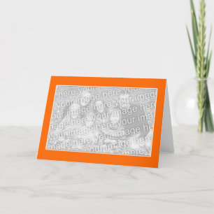 Carte Orange avec photo frontière blanche