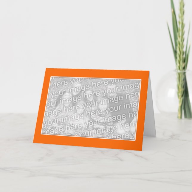 Carte Orange avec photo frontière blanche (Devant)