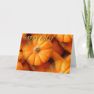 Carte Orange Mini Citrouilles Et Gourds Automne Salutati