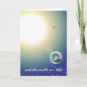 Carte Orbite autour du soleil pour le deuxième anniversa