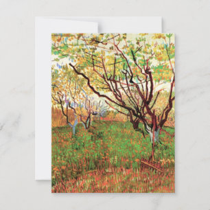 Carte Orchard à Blossom par Vincent van Gogh
