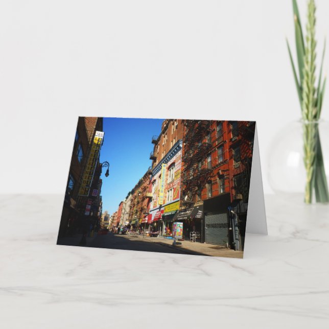 Carte Orchard Street, Lower East Side, New York (Devant)