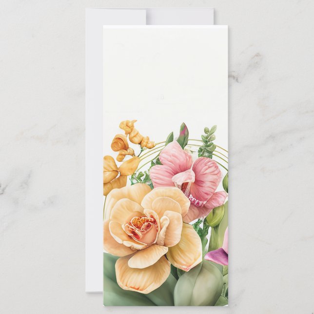 Carte Orchidée Blast  (Devant)