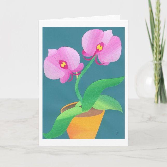 Carte Orchidée de clair de lune (Devant)