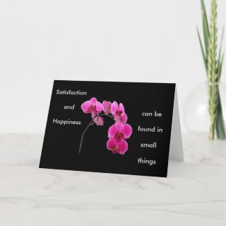 Carte Orchidée Inspirante