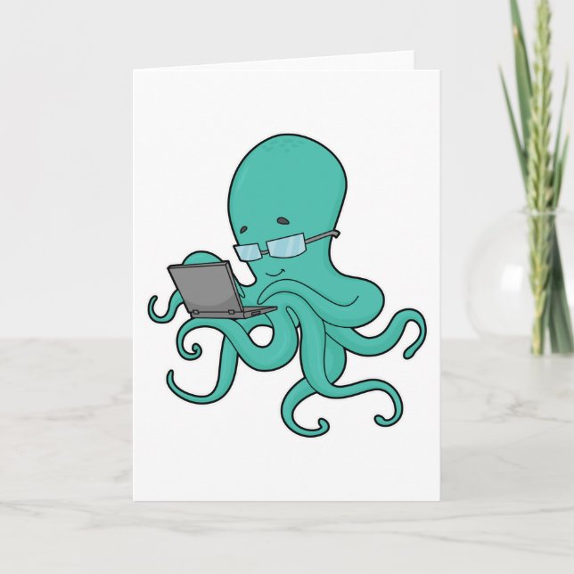 Carte Ordinateur portable Octopus (Devant)