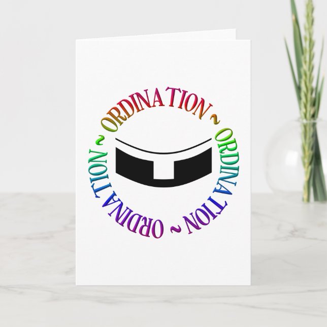 Carte Ordination - Ordre Saint (Devant)