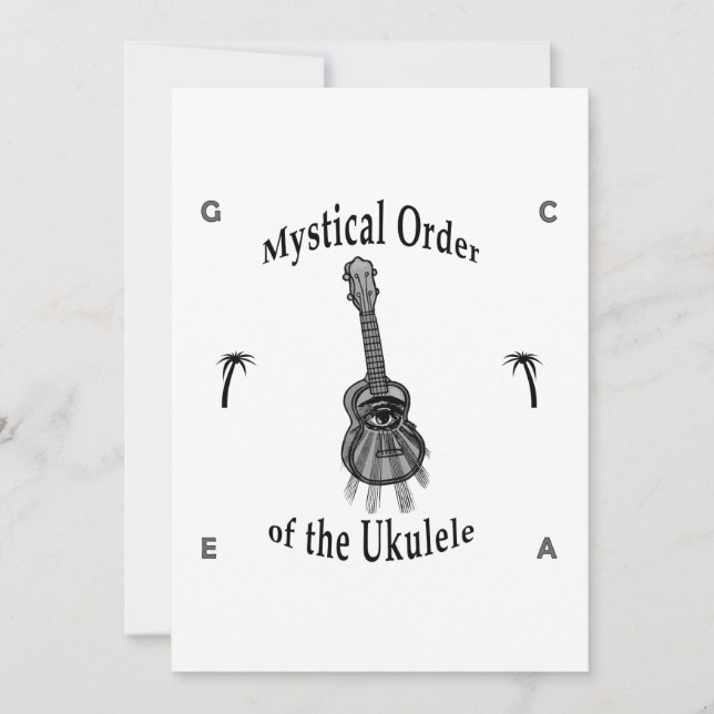 Carte Ordre mystique de l'Ukulele (Devant)