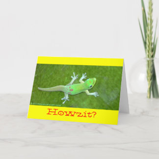 Carte organique de Day~Gecko de café de Kona