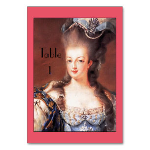 Carte orientée de Tableau de Marie Antoinette de