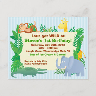 Carte orientée d'invitation d'anniversaire de