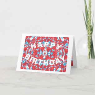 Carte originale d'anniversaire pour la crise du mi