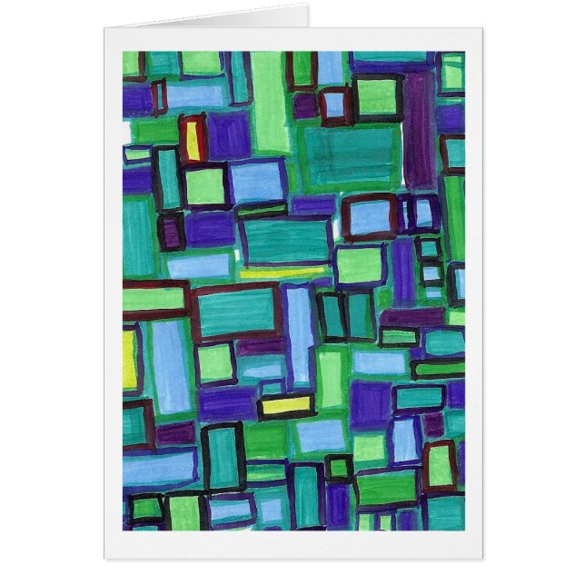 Carte originale lumineuse d'art (Devant)