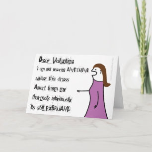 Carte originale tordue de jour de Valentines de