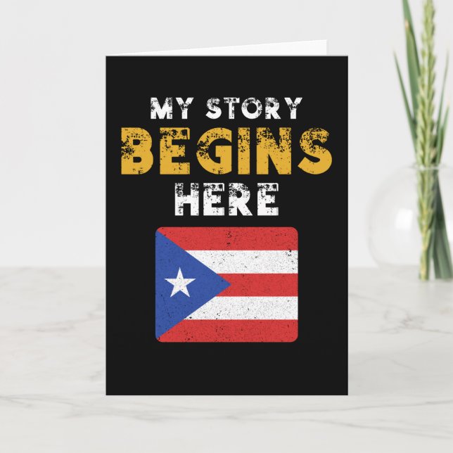 Carte Origine Porto Rico (Devant)