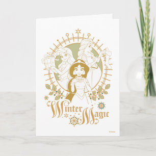 Carte Ornements de Princesses Disney   Magie d'Hiver