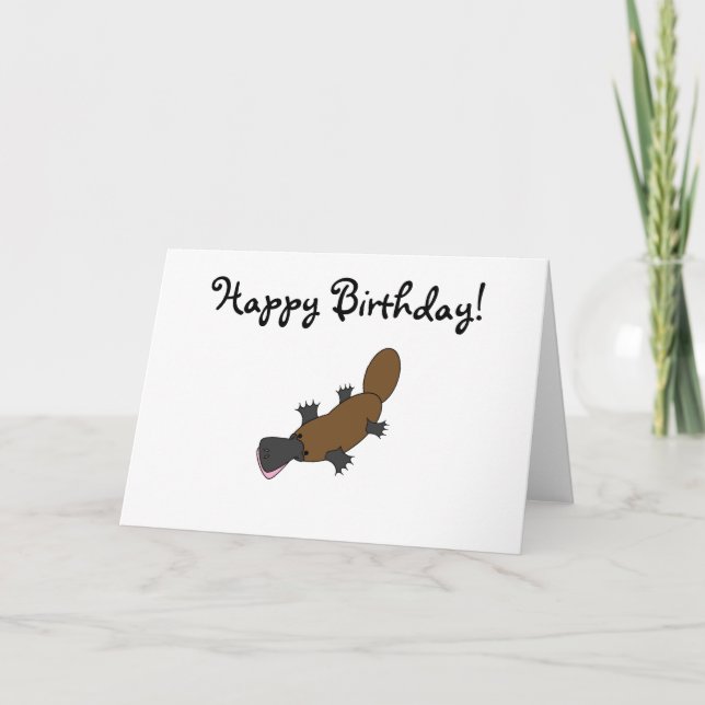 Carte Ornithorynque (Devant)