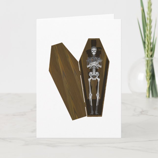 Carte Os dans un café : Halloween : (Devant)