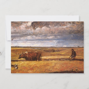 Carte Os de bisonneaux labourés par Harvey Thomas Dunn