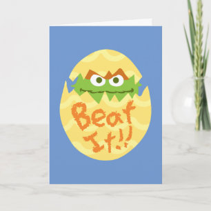 Carte Oscar le Grouch de Pâques