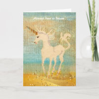 Osez rêver ! Bonne licorne d'anniversaire