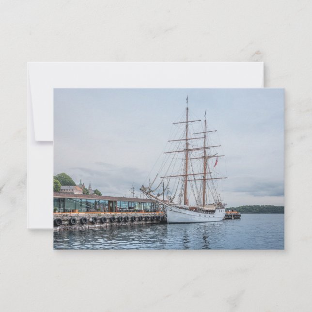 Carte Oslo Norvège (Devant)