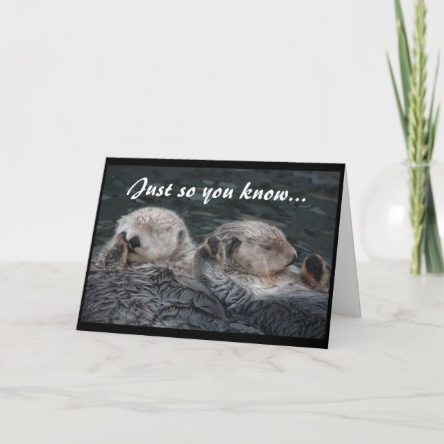 Carte Otter Friends (Devant)