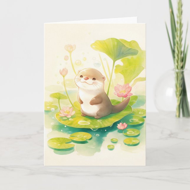 Carte Otter sur un chariot Lily (Devant)