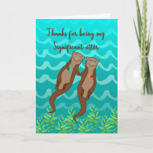 Carte Otter Valentine importante