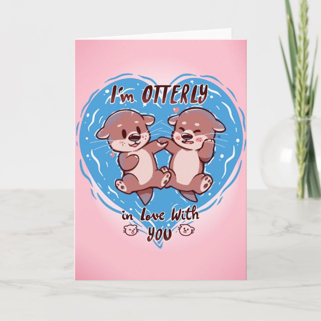 Carte Otterly In Love (Devant)