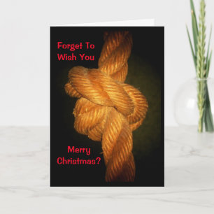 Carte Oubliez De Vous Souhaiter Joyeux Noël ? Ne Me Conn