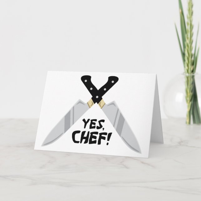 Carte Oui Chef (Devant)