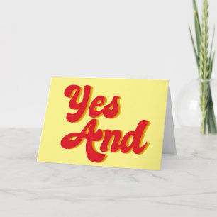 Carte Oui Et La Comédie improvisée