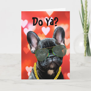 Carte Oui ? French Kiss ? Vidéo de Chien Valentine
