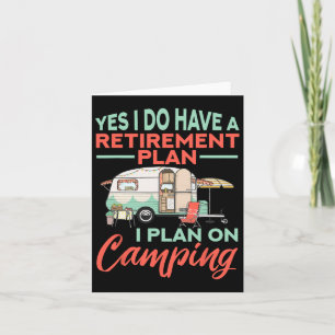 Carte Oui J'Ai Un Régime De Retraite - Campi De Retraite