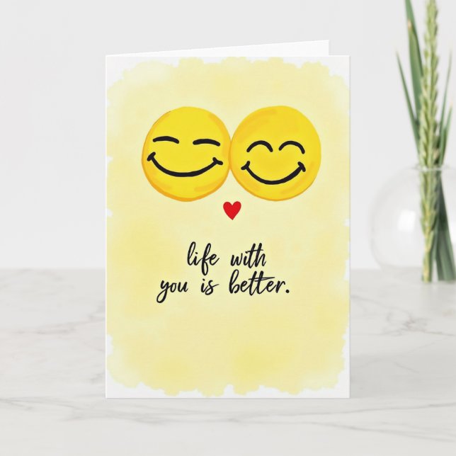 Carte Our Life Is Better Together Card (Devant)