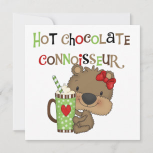 Carte Ours chaud de fille de ChocolateConoisseur