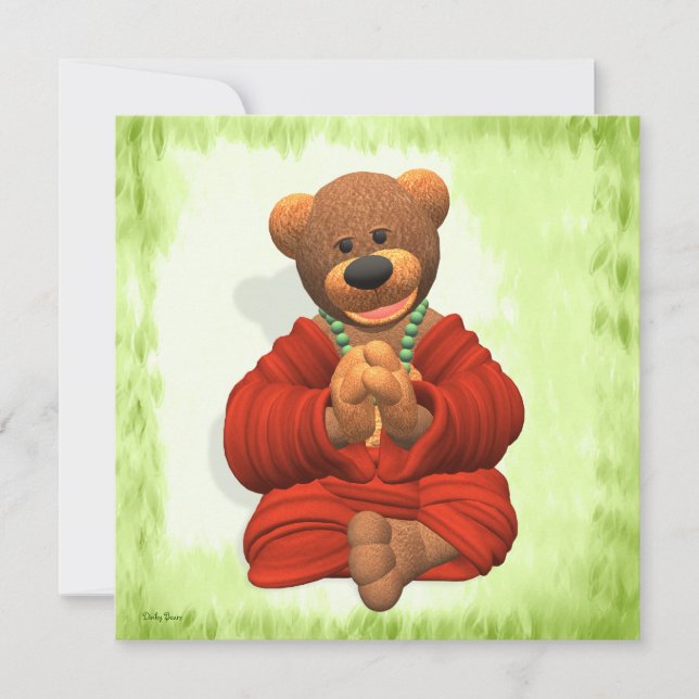 Carte Ours de Bouddha Gratte (Devant)