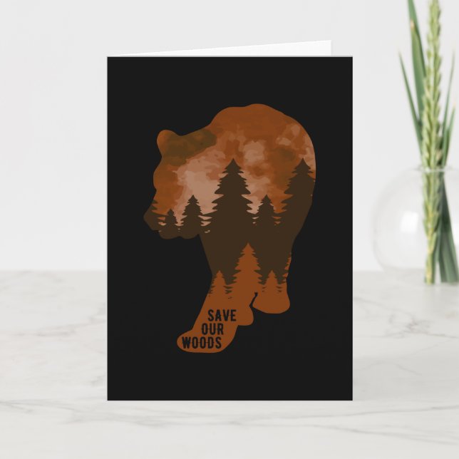 Carte Ours De l'environnement de protection contre les c (Devant)