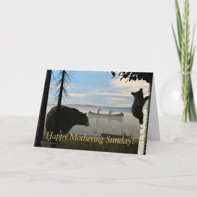 Carte Ours de plage (Devant)