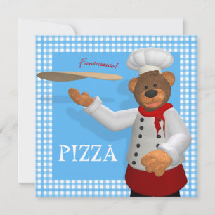 Carte Ours Dinky Pizza Baker