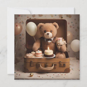 Carte Ours en peluche