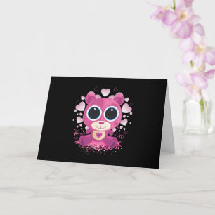 Carte Ours en peluche de la Saint-Valentin