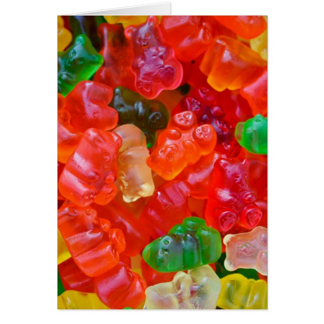 Carte Ours Gummy (Devant)