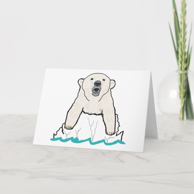 Carte Ours polaire (Devant)