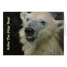 Carte : Ours polaire souriant