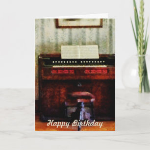 Carte Outil d'orgue et de spirale - Anniversaire