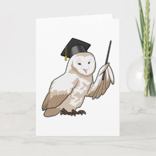 Carte Owl as Teacher with Pointer