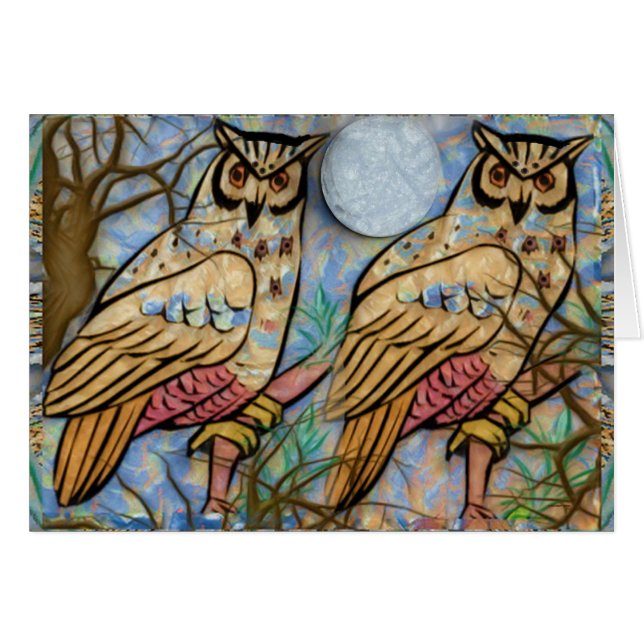 Carte Owls2 (Devant Horizontal)